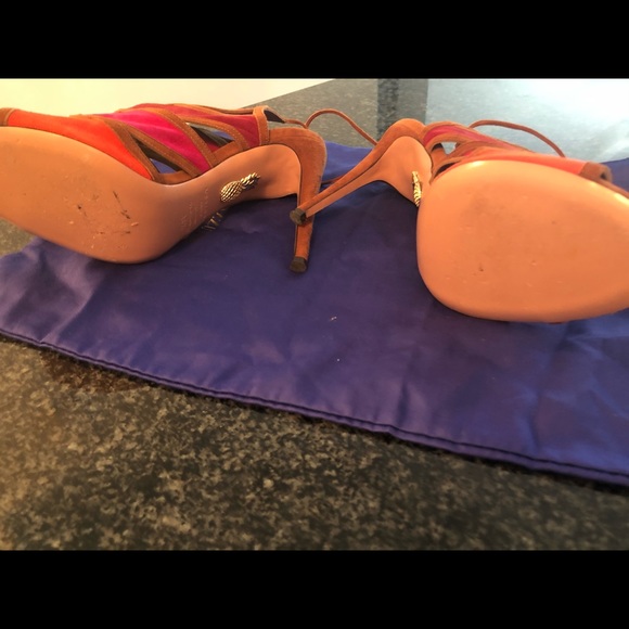 Aquazzura suede sexy thing bootie sandals - Picture 4 of 5